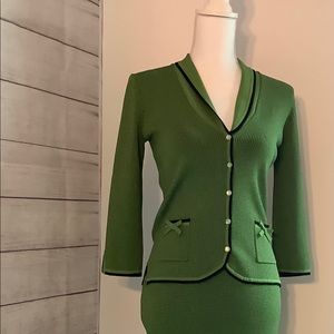 VTG Republic Green 2 Piece Top/skirt matching set
